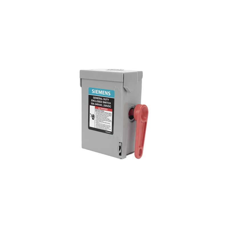 Interruptor de Seguridad Siemens GNF221A 30A 240V Nema 1 | Precio México - Envío Inmediato | LM Soluciones
