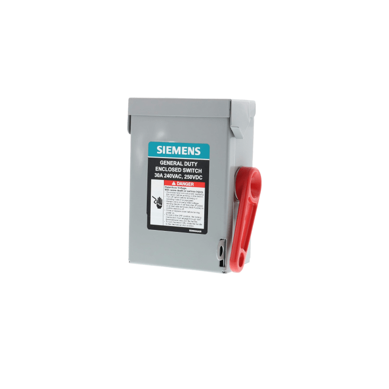 Interruptor de Seguridad SIEMENS GNF321A 240Vca 3 polos 30A
