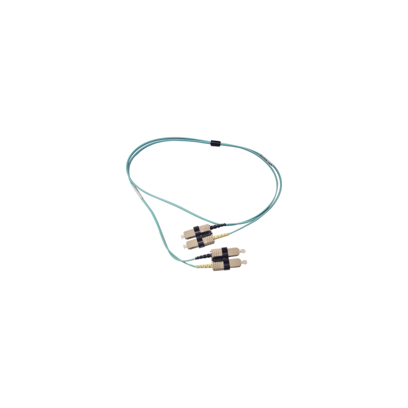 Jumper Fibra Óptica Multimodo OM3 SC-SC 1m Siemon | Precio México - Envío Inmediato | LM Soluciones
