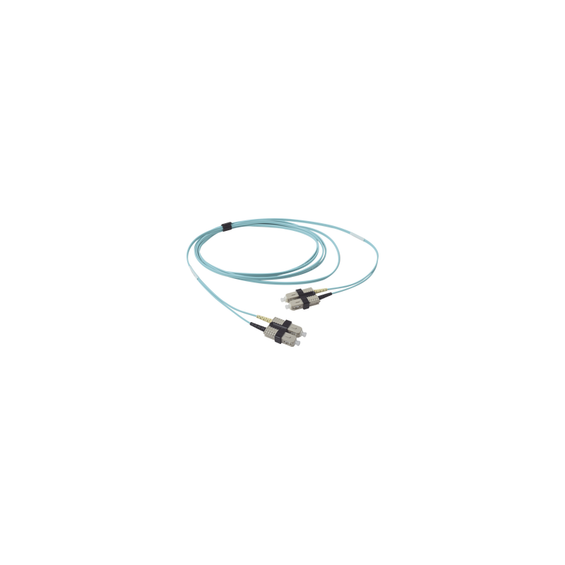 Jumper Fibra Óptica Multimodo OM3 XGLO, SC-SC Duplex, 3m, SI | Precio México - Envío Inmediato | LM Soluciones