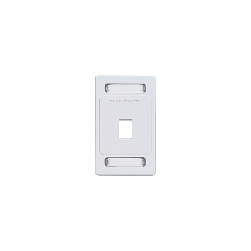 Placa de Pared Keystone Siemon 1 Salida Blanco | Precio México - Envío Inmediato | LM Soluciones