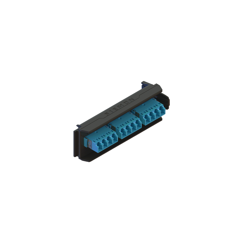 Placa Acopladora LightVerse 6 Conectores LC/UPC SIEMON | Precio México - Envío Inmediato | LM Soluciones