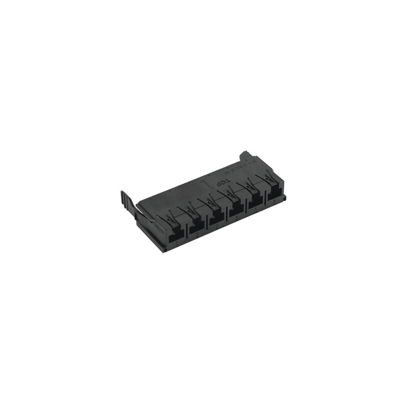 Adapter Plate Lightverse Combo 6 Port Negro SIEMON