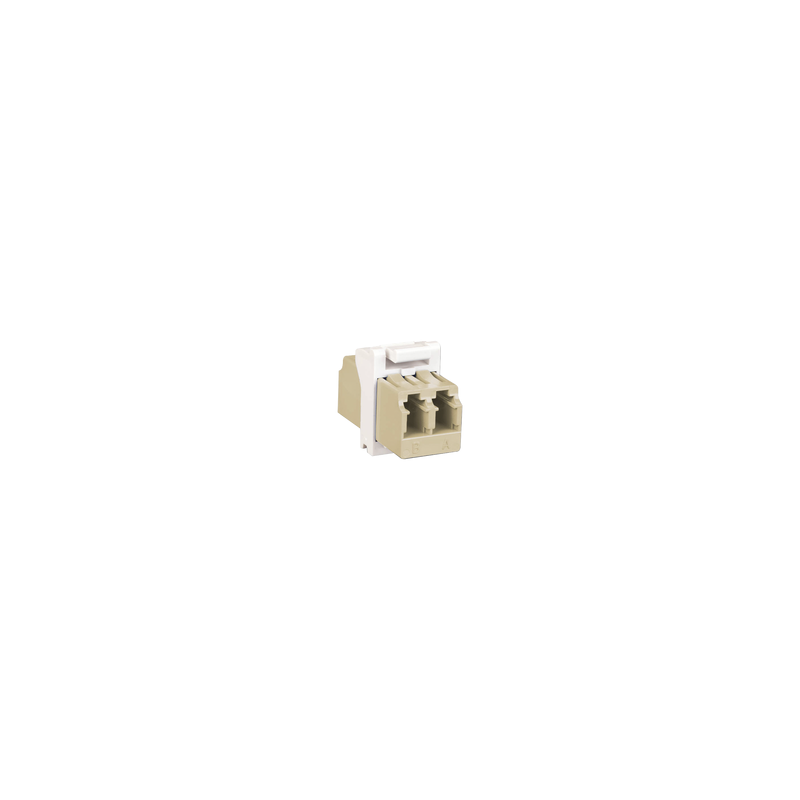 Módulo Acoplador MAX Fibra Óptica LC Duplex Blanco Siemon
