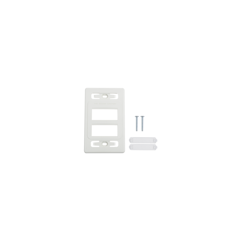 Placa de pared modular MAX 6 salidas blanca SIEMON (Bulk)