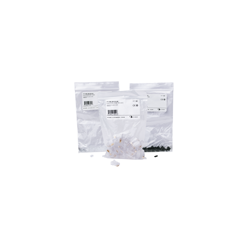 Plug RJ45 Cat6 UTP 23-26 AWG 50µ Siemon Bolsa 50 pzas | Precio México - Envío Inmediato | LM Soluciones