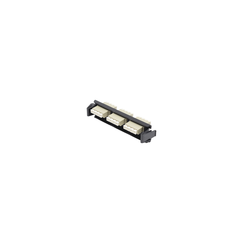 Placa Acopladora Fibra Óptica LC Quad 12 Fibras | Siemon | Precio México - Envío Inmediato | LM Soluciones