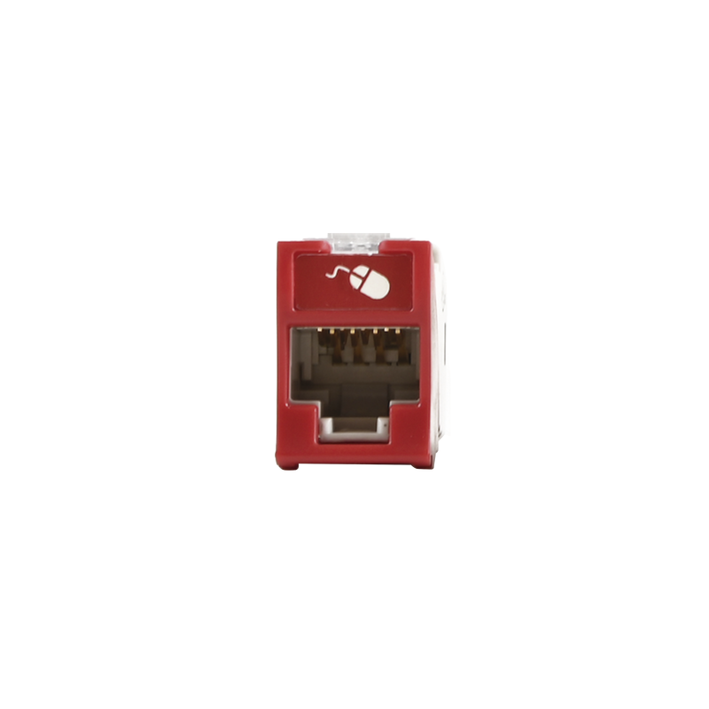 Jack Ultramax Cat6a UTP Rojo SIEMON | Precio México - Envío Inmediato | LM Soluciones