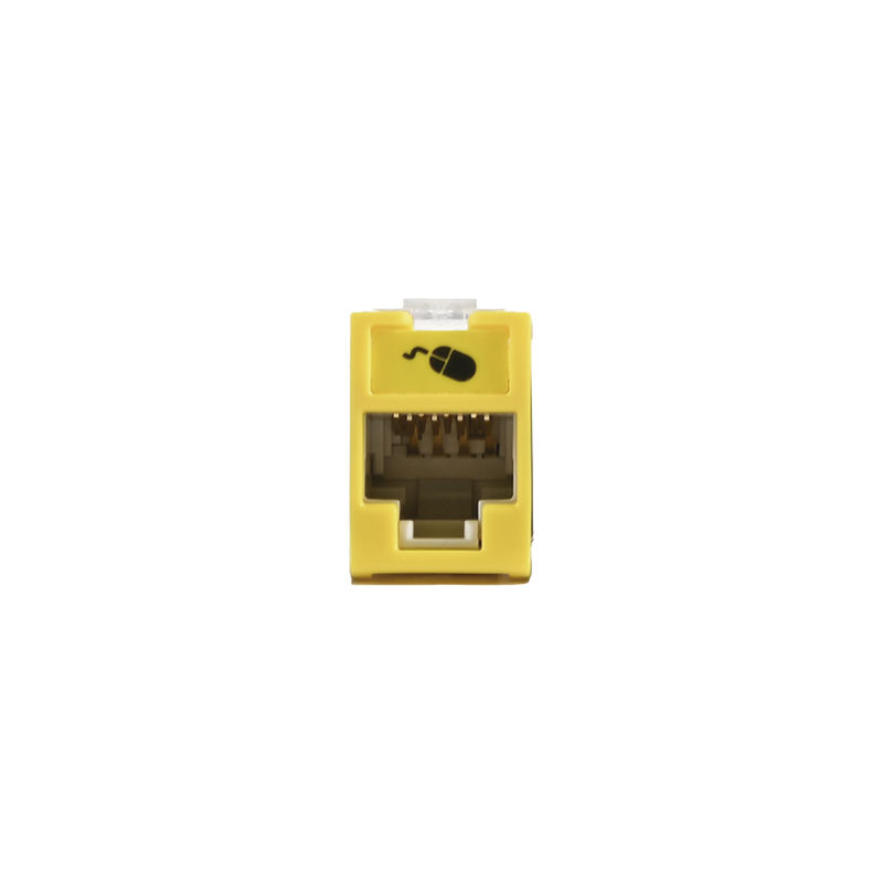 Jack Ultramax Cat6 Siemon UTP Amarillo | LM Soluciones