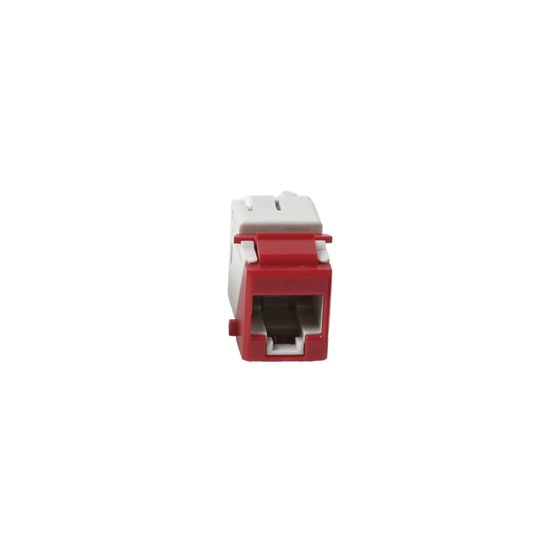 Jack Siemon Ultramax Cat6 Rojo | LM Soluciones