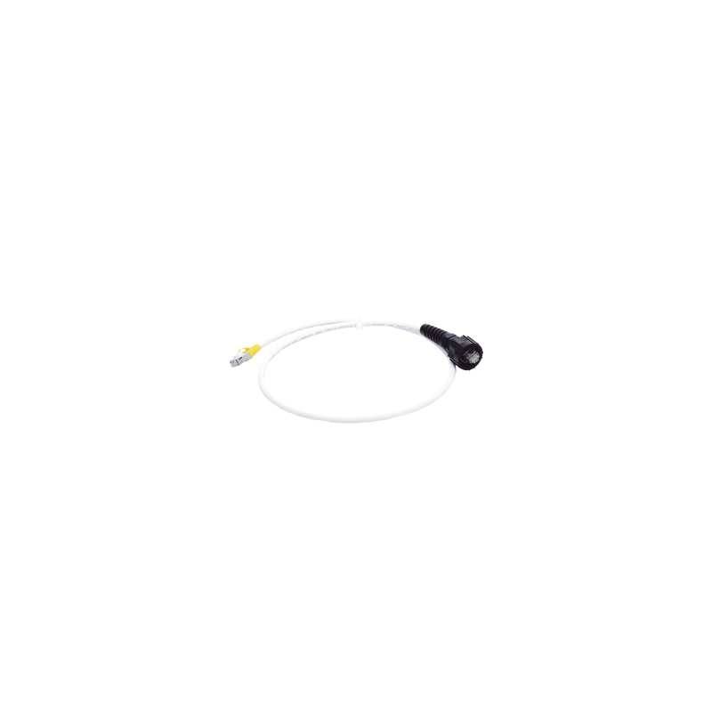 Patch Cord RJ45 Cat6A S/FTP T568A/B CM/LS0H1 Blanco Amarillo