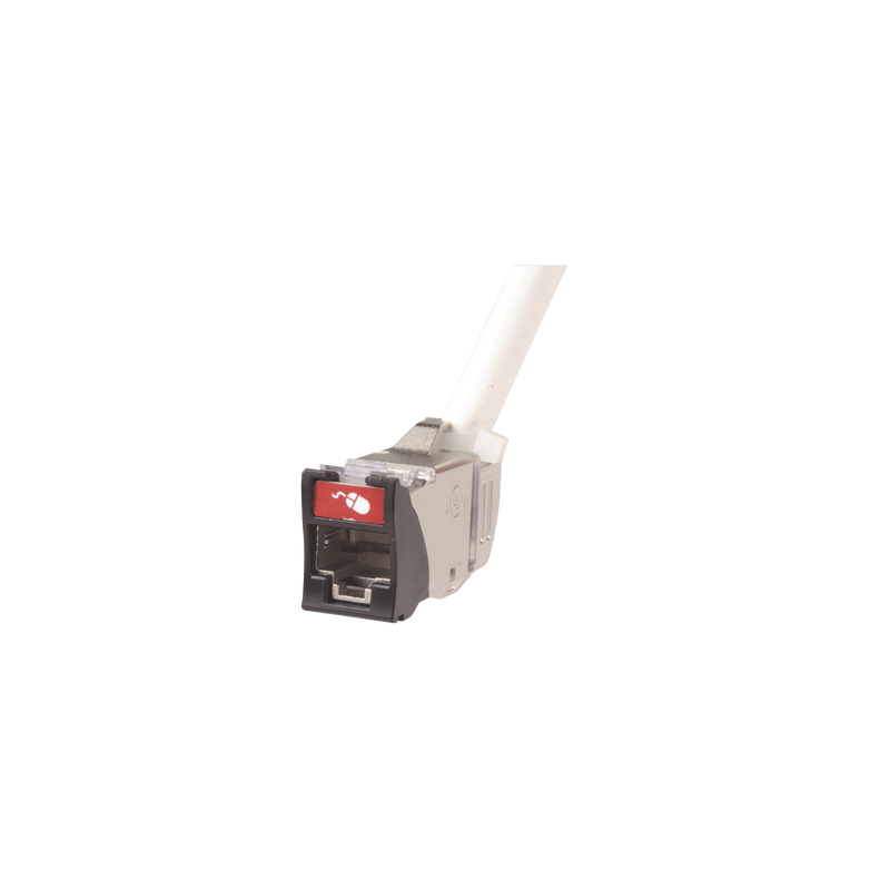 Jack SIEMON Z-MAX 45 Cat 6A Blindado Negro