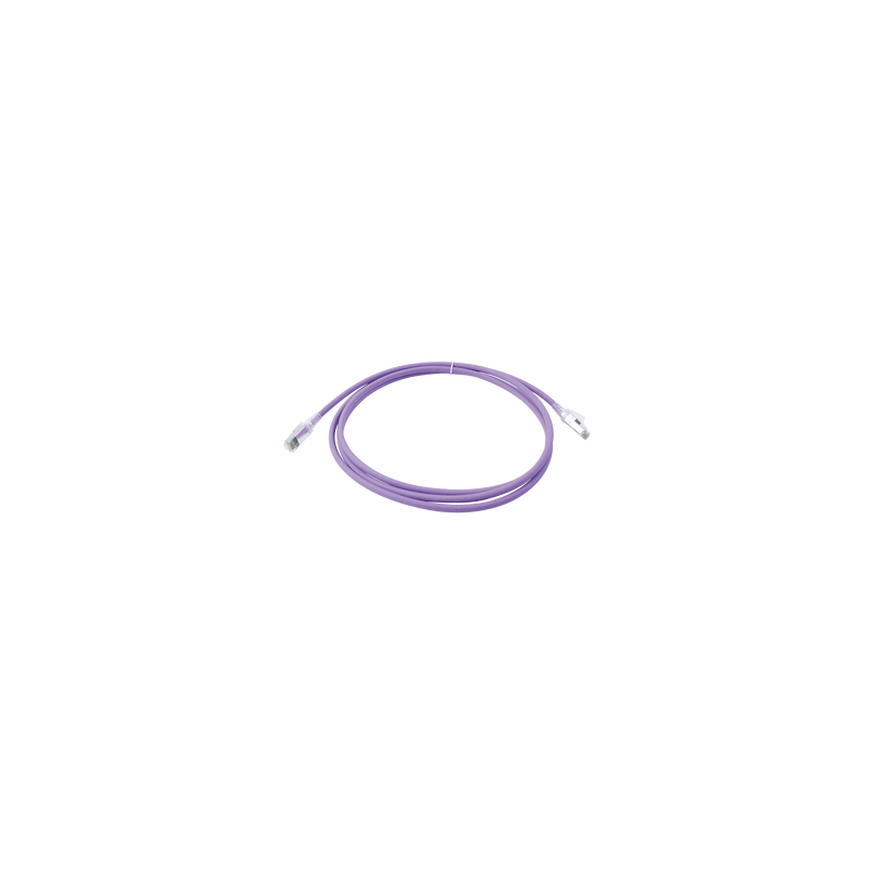 Patch Cord Siemon Z-MAX Cat6A S/FTP 2.13m Violeta | Precio México - Envío Inmediato | LM Soluciones