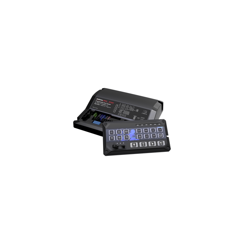 Sirena Vehicular 200W con Controlador 19 Botones y Flecha LE | Precio México - Envío Inmediato | LM Soluciones