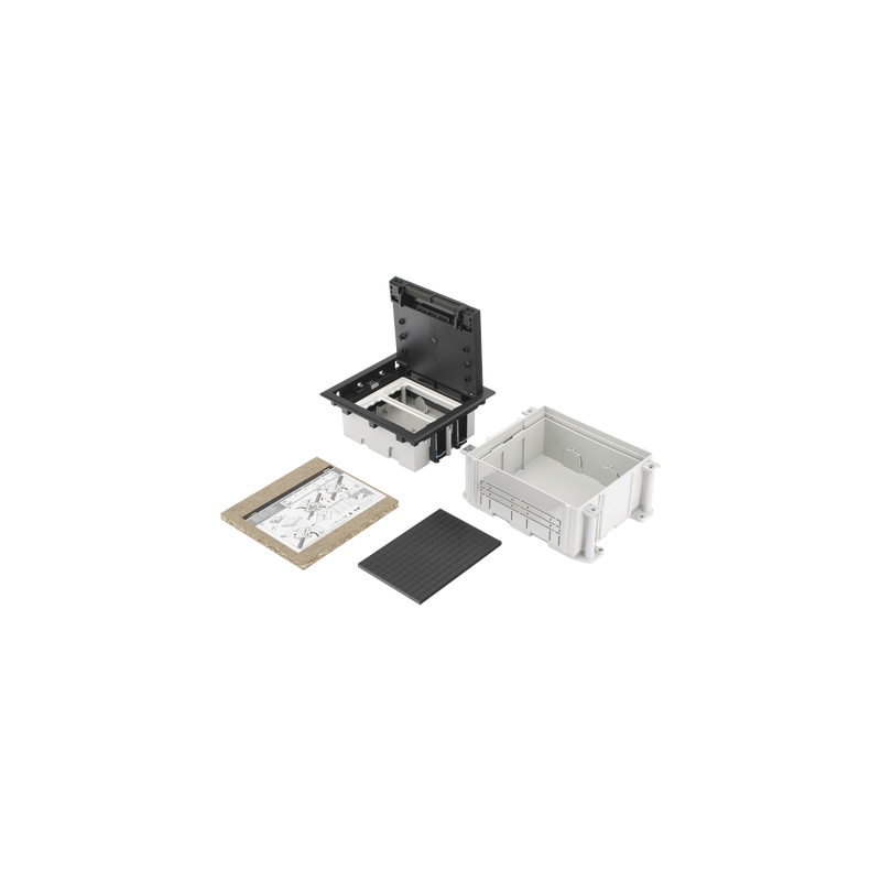 Caja de Suelo Simon Serie S 2 Módulos Ajustable | Precio México - Envío Inmediato | LM Soluciones