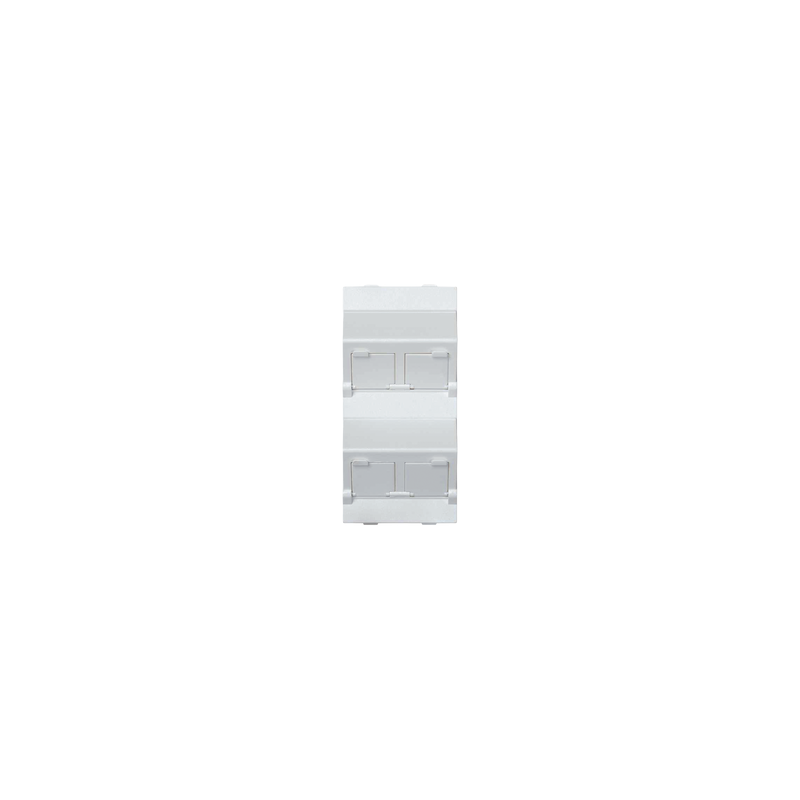 Placa Voz y Datos Inclinada RJ45 Simon | LM Soluciones