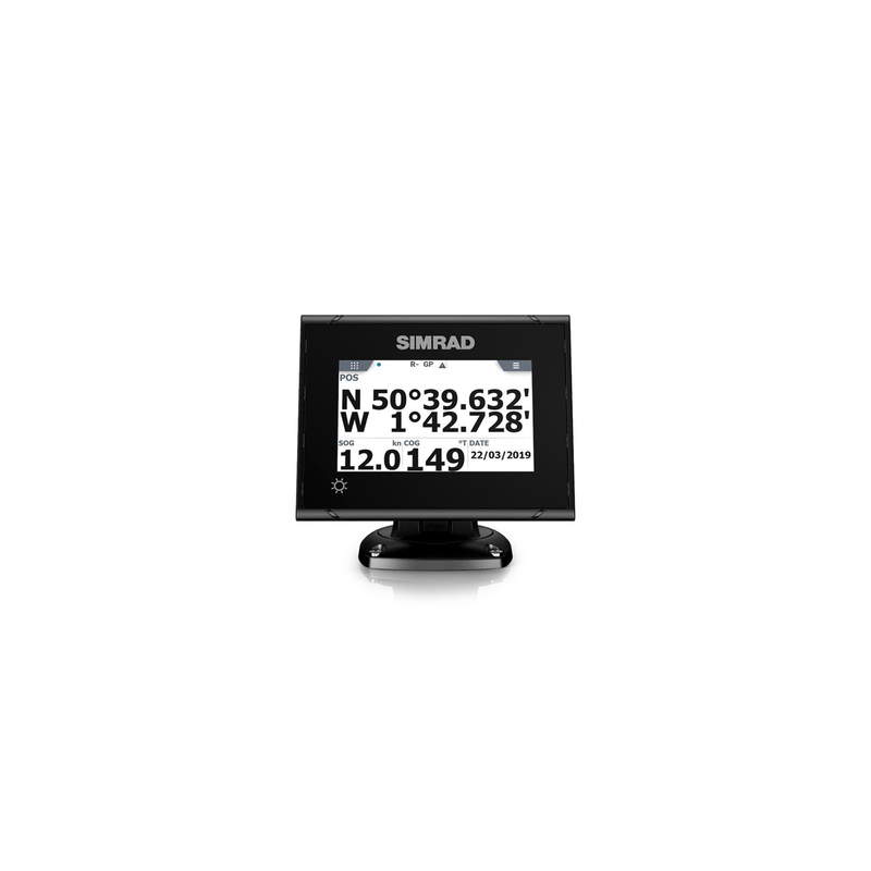 Sistema GPS Simrad P2005 con Antena GS70 / Pantalla Táctil a Color 5 Pulgadas / GPS + GLONASS / Navegador y Brújula GPS / Compatible con Radar, ECDIS y Autopiloto / Conexión Directa con Antena / Escalable con MX Junction Box