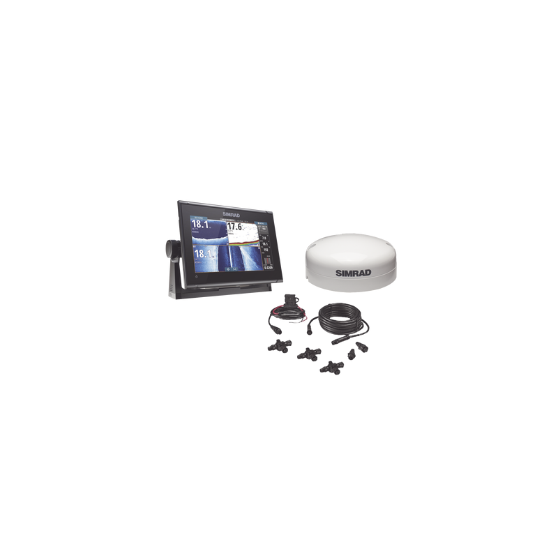 Kit GO9 Multifuncional SIMRAD con NMEA2000 y GS25 | Precio México - Envío Inmediato | LM Soluciones