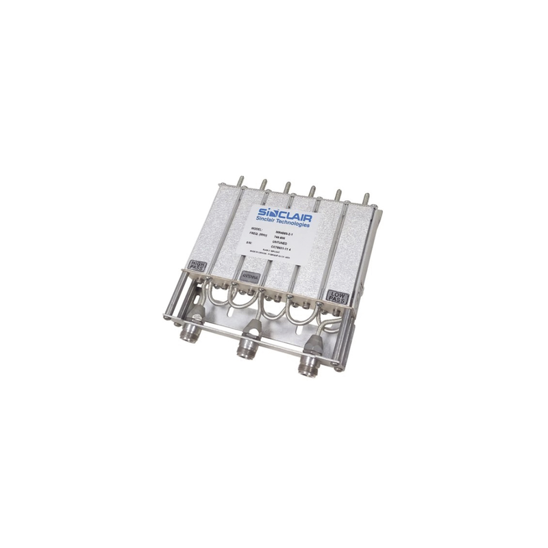 Duplexer Móvil Sinclair 806-960 MHz 6 Cavidades 50W BNC