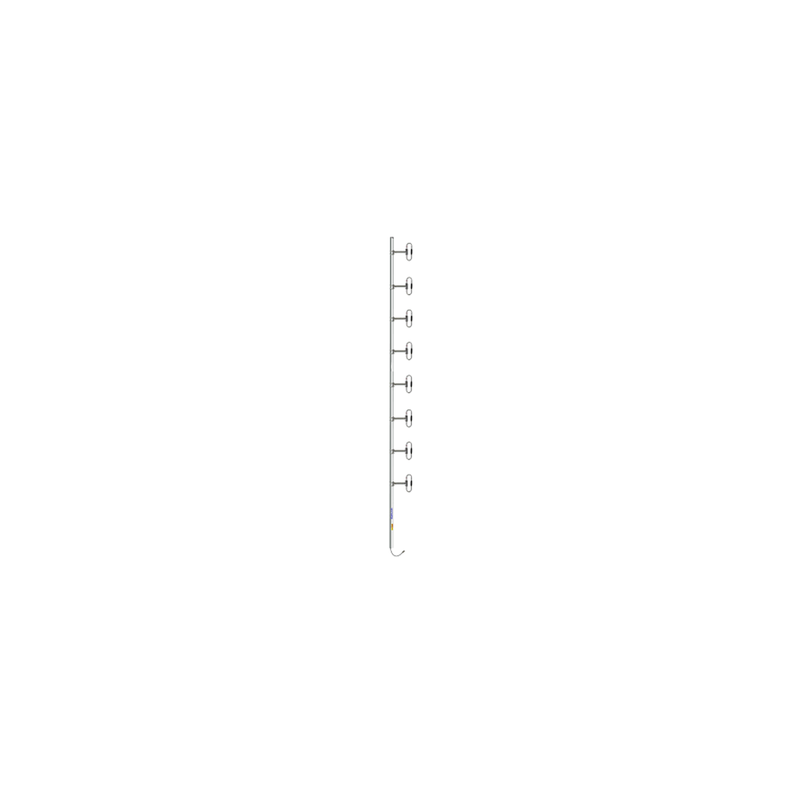 Antena Base SINCLAIR 8 Dipolos 370-430MHz 10.5dBd