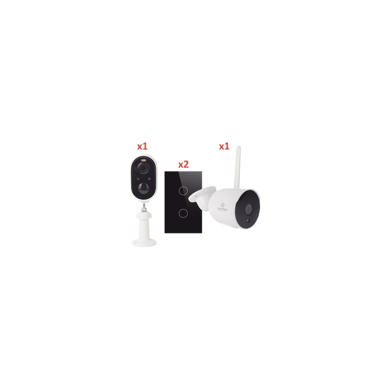 Kit Seguridad SmartHome Epcom: 2 Cámaras WiFi y Apagadores | Precio México - Envío Inmediato | LM Soluciones