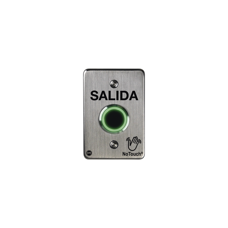 Interruptor IR NoTouch® de Acero Inoxidable, Salida Única, SALIDA