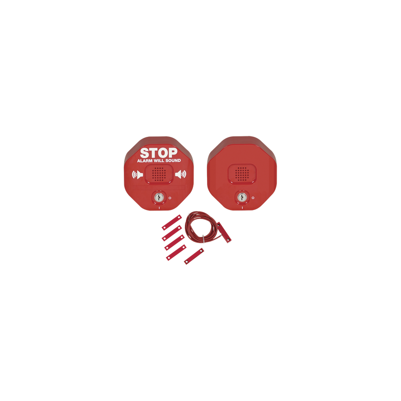 Alarma Exit Stopper STI-6404 para Puertas Dobles | Precio México - Envío Inmediato | LM Soluciones