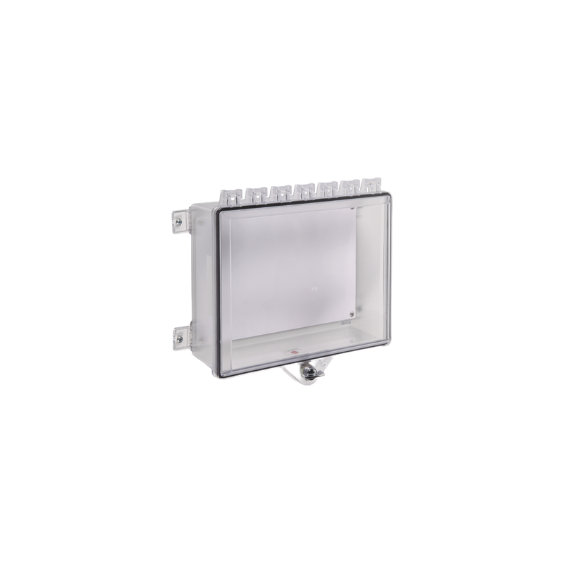 Gabinete protección tipo 4X transparente STI con placa trase