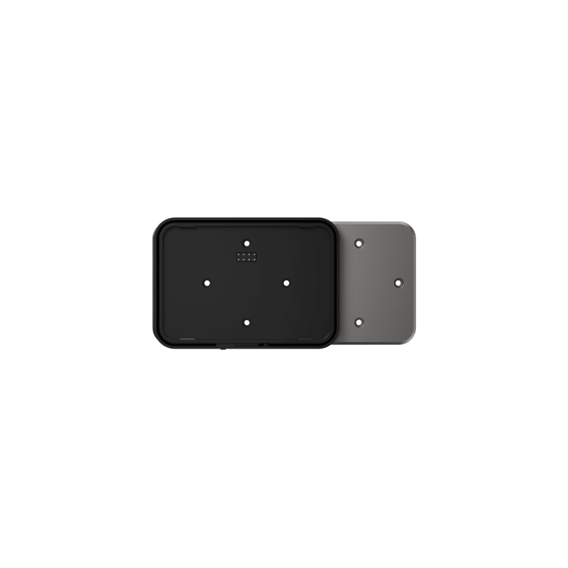 Adaptador de Montaje SUNMI CPad / Compatibilidad VESA y Caja 86mm / Conectividad USB Alimentación y Datos / Fijación Segura con Cerradura / Botón Liberación Rápida