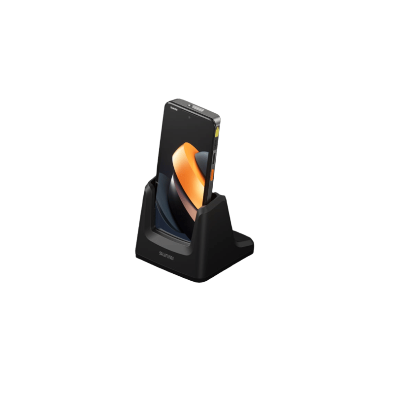 Base de Carga Individual / Docking Station / Pogo Pins / Compatible SUNMI L3 / Protección USB-C / Antideslizante / LED Indicador