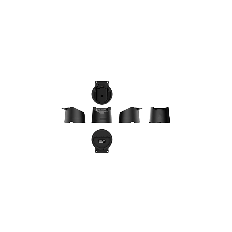 Soporte Giratorio SUNMI para V3 MIX/P3 MIX / Rotación 0°~180° / Entrada 24V 1.4A / Pogo Pin 6 PIN / USB Tipo-A / Ethernet / RJ12 / RS232 / Amplio Rango de Temperatura