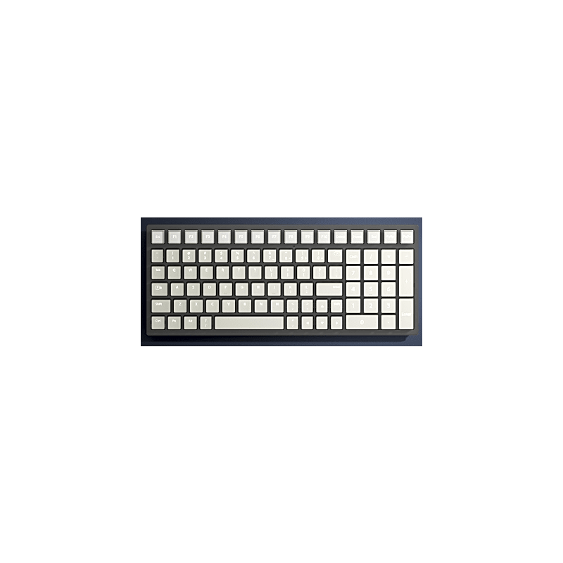 Teclado Comercial 89 Teclas / Diseño Chiclet / 16 Teclas Personalizables / IP55 / USB Tipo-C / Compatibilidad Multi-Sistema