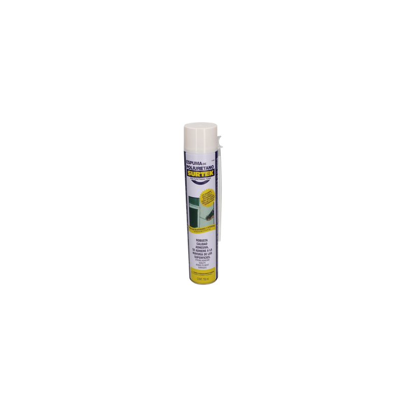 Espuma de Poliuretano 750ml Surtek | Sellador Profesional | Precio México - Envío Inmediato | LM Soluciones