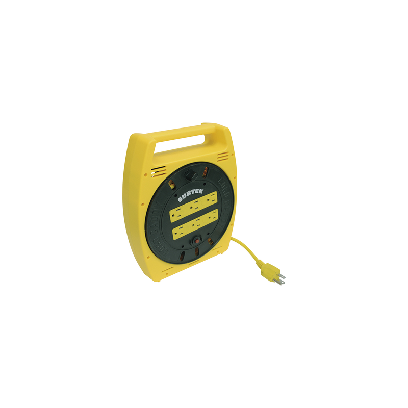 Multicontacto Tipo Carrete Surtek 6m | LM Soluciones