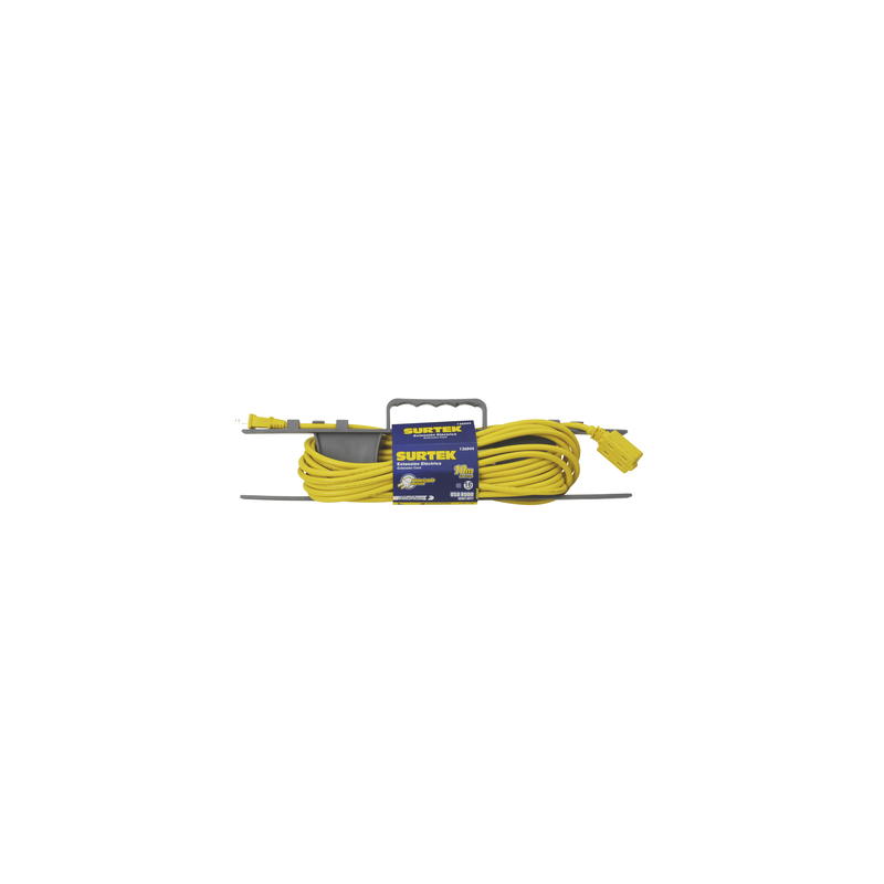Extensión Uso Rudo 4m 127V 10A Amarillo | Surtek | Precio México - Envío Inmediato | LM Soluciones