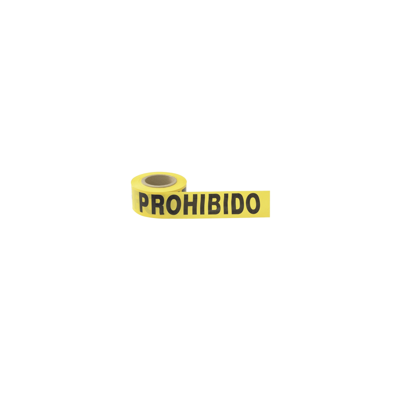 Cinta de Barricada PROHIBIDO EL PASO 100m Surtek | Precio México - Envío Inmediato | LM Soluciones