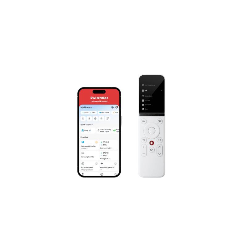 Control Remoto Universal IR SwitchBot con Pantalla LCD