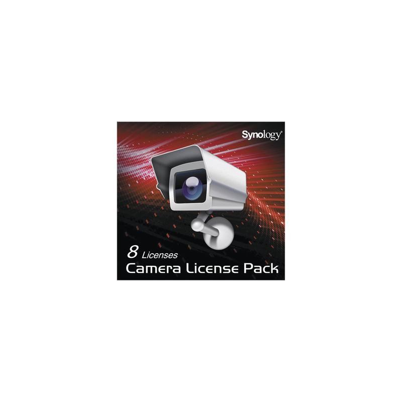 Licencia para 8 cámaras IP en servidores SYNOLOGY