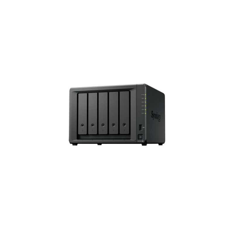 NAS DiskStation DS1525+ | 5 Bahías | Expansión hasta 15 Bahías | 2 Puertos 2.5GbE | Soporte 10GbE | Almacenamiento en Caché SSD | Hasta 300 TB de Capacidad | Compatible con Virtualización y Vigilancia.