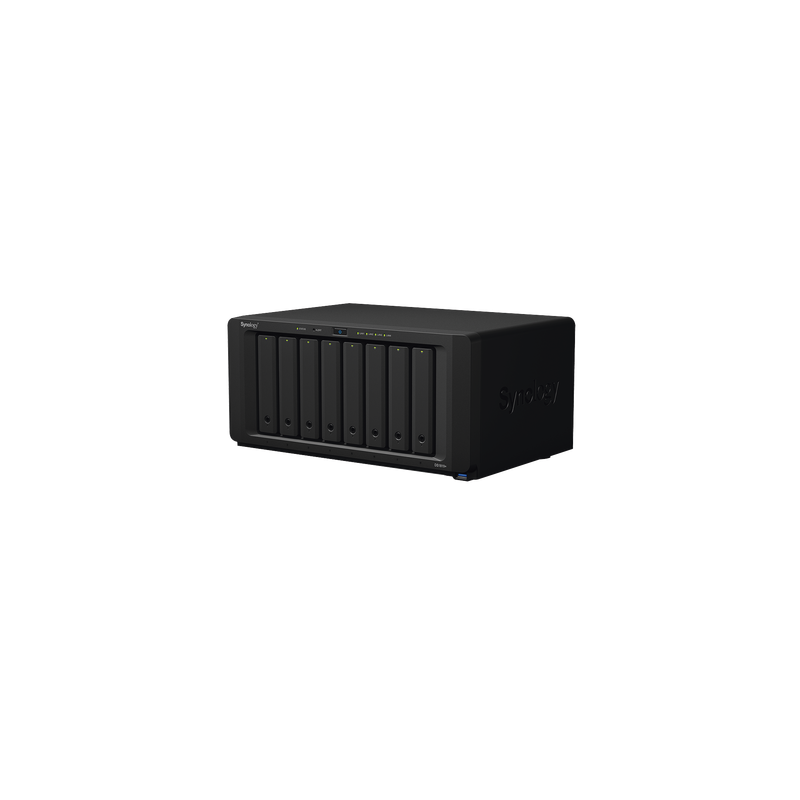 Servidor NAS de escritorio con 8 bahías / Expansible a 18 bahías / Hasta 252 TB / 4GB de RAM
