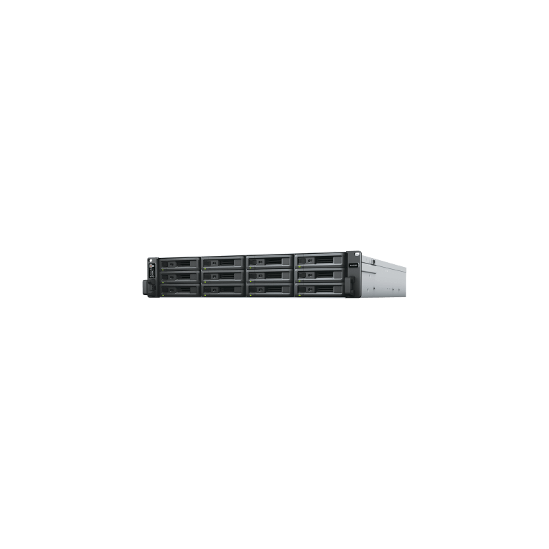 Unidad de Expansión RX1223RP | 12 Bahías HDD/SSD SATA 3.5" o 2.5" | Fuente de Alimentación Redundante | Compatible con Synology DSM | Plug-and-Play.