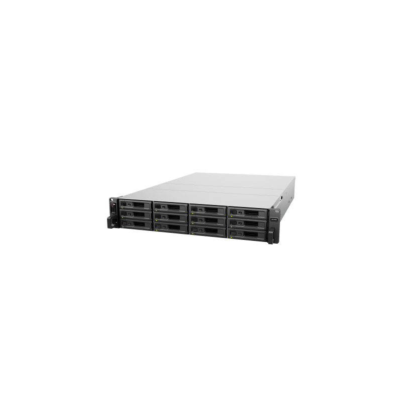 Unidad de Expansión Synology RX1225RP | 12 Bahías para Unidades 3.5" y 2.5" SATA HDD/SSD | Intercambio en Caliente | Fuente de Alimentación Redundante | Compatible con Synology DSM .