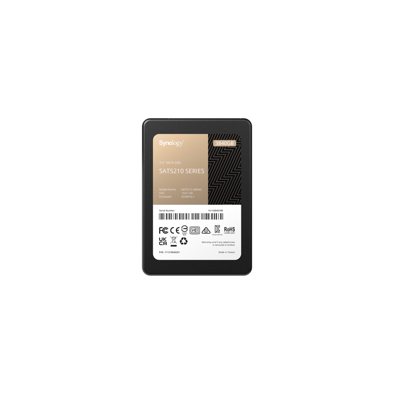 3840 GB SSD , diseñada para Synology NAS