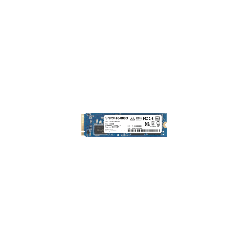 SSD NVMe M.2 SNV3410/3510 400GB Synology Alto Rendimiento | Precio México - Envío Inmediato | LM Soluciones