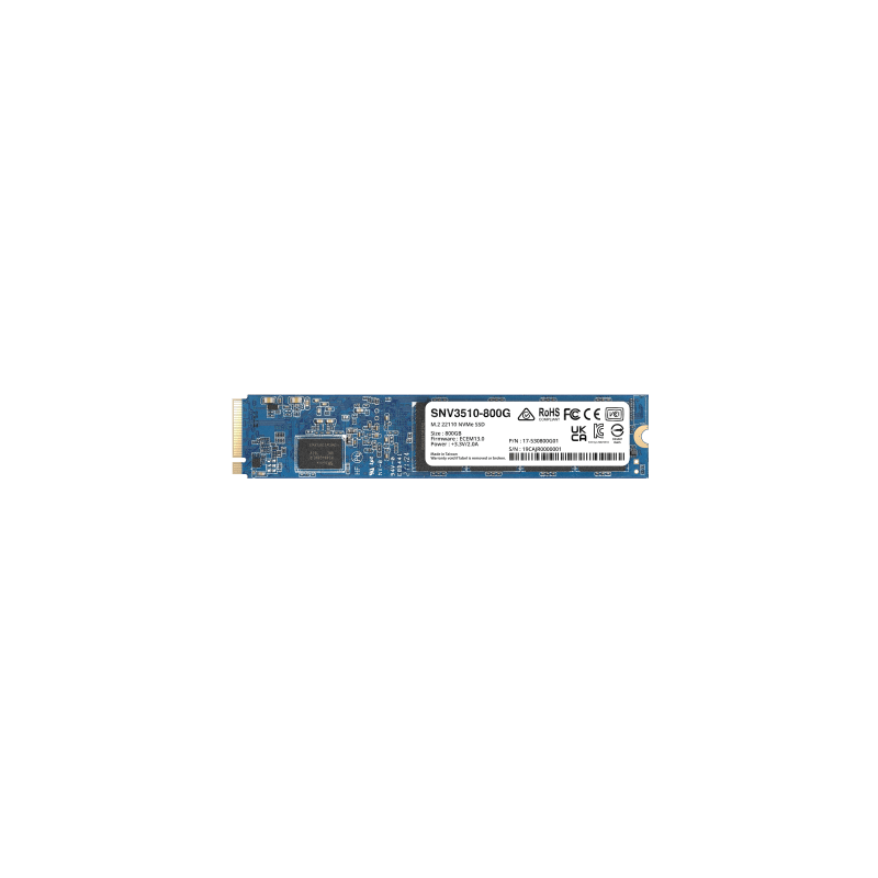 SSD NVMe M.2 SNV3410/3510 | SSD 400GB | Alto Rendimiento 400000 IOPS Lectura | Resistencia Empresarial 1022 TBW | Protección de Datos Integral | Análisis de Vida Útil | Diseñada para Sistemas Synology.