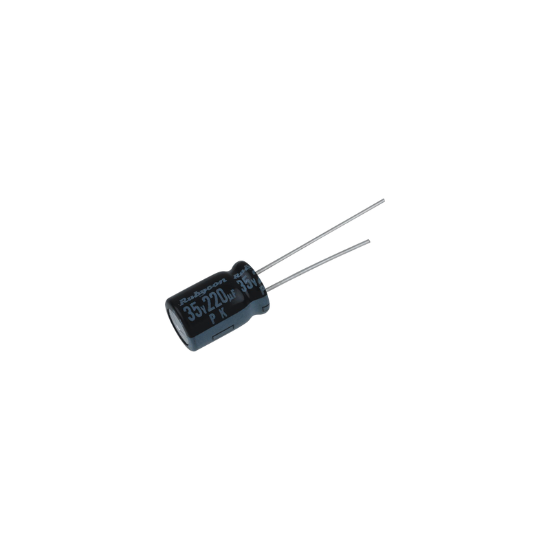 Capacitor Electrolítico 220uF 35V Syscom | Precio México - Envío Inmediato | LM Soluciones