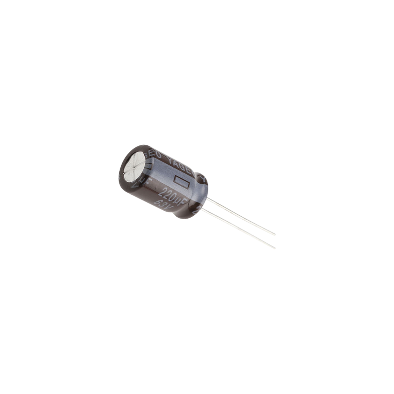 Capacitor Electrolítico 220 µFd 63 Vcc 105°C Radial SYSCOM | Precio México - Envío Inmediato | LM Soluciones