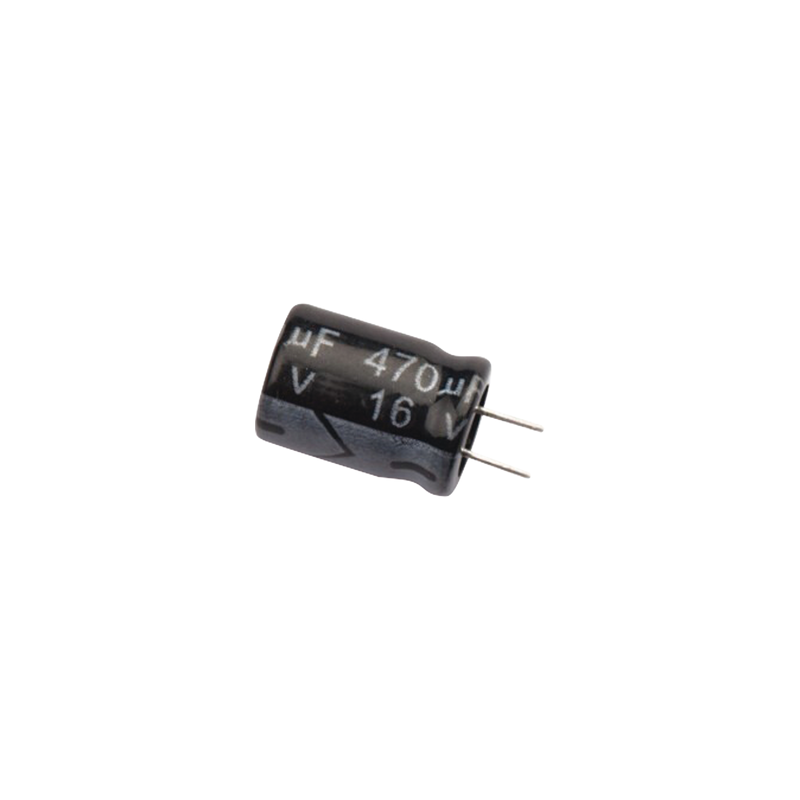Capacitor Electrolítico 470uF 16V Radial SYSCOM | Precio México - Envío Inmediato | LM Soluciones