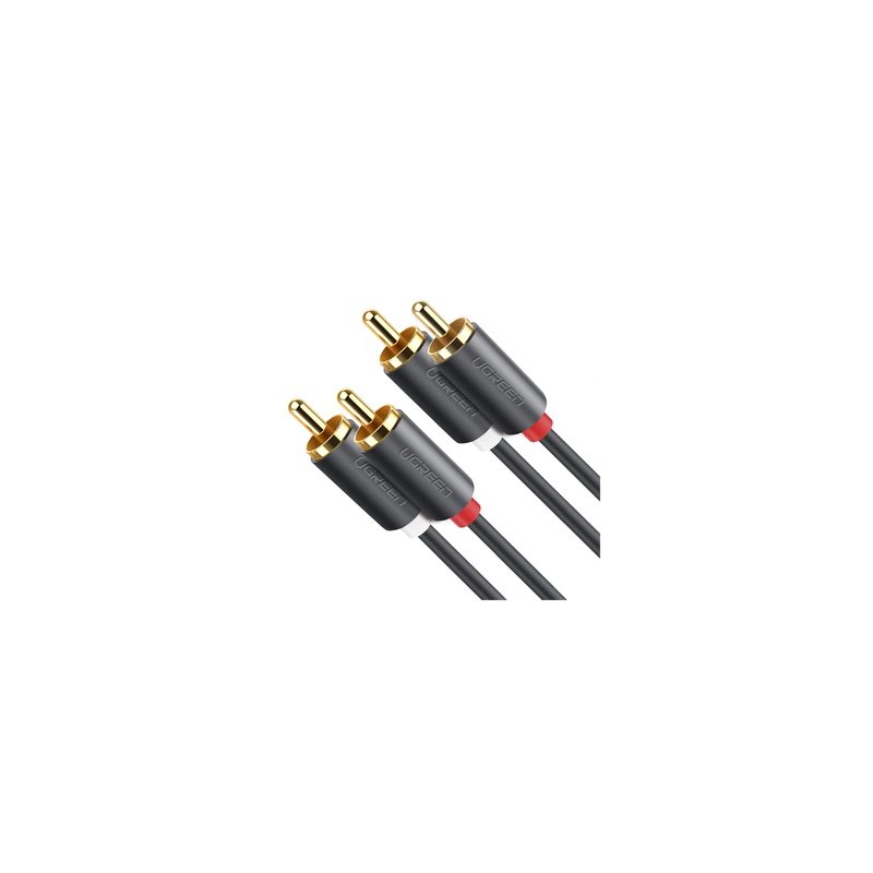 Cable Audio 2 RCA Macho a 2 RCA Macho 3m UGREEN | Precio México - Envío Inmediato | LM Soluciones