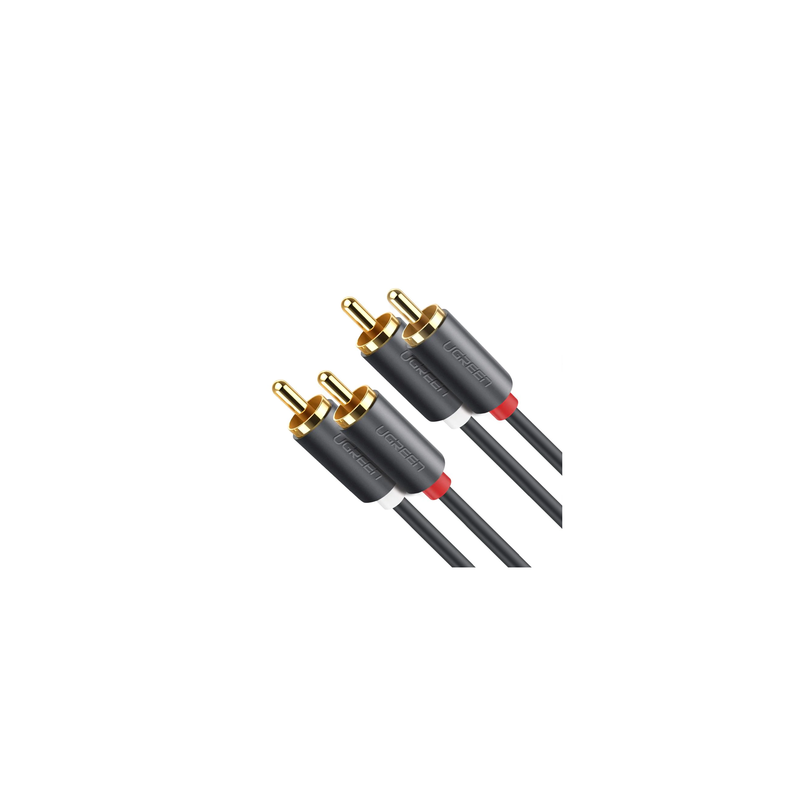 Cable de Audio UGREEN 2 RCA Macho a 2 RCA Macho 5m | Precio México - Envío Inmediato | LM Soluciones